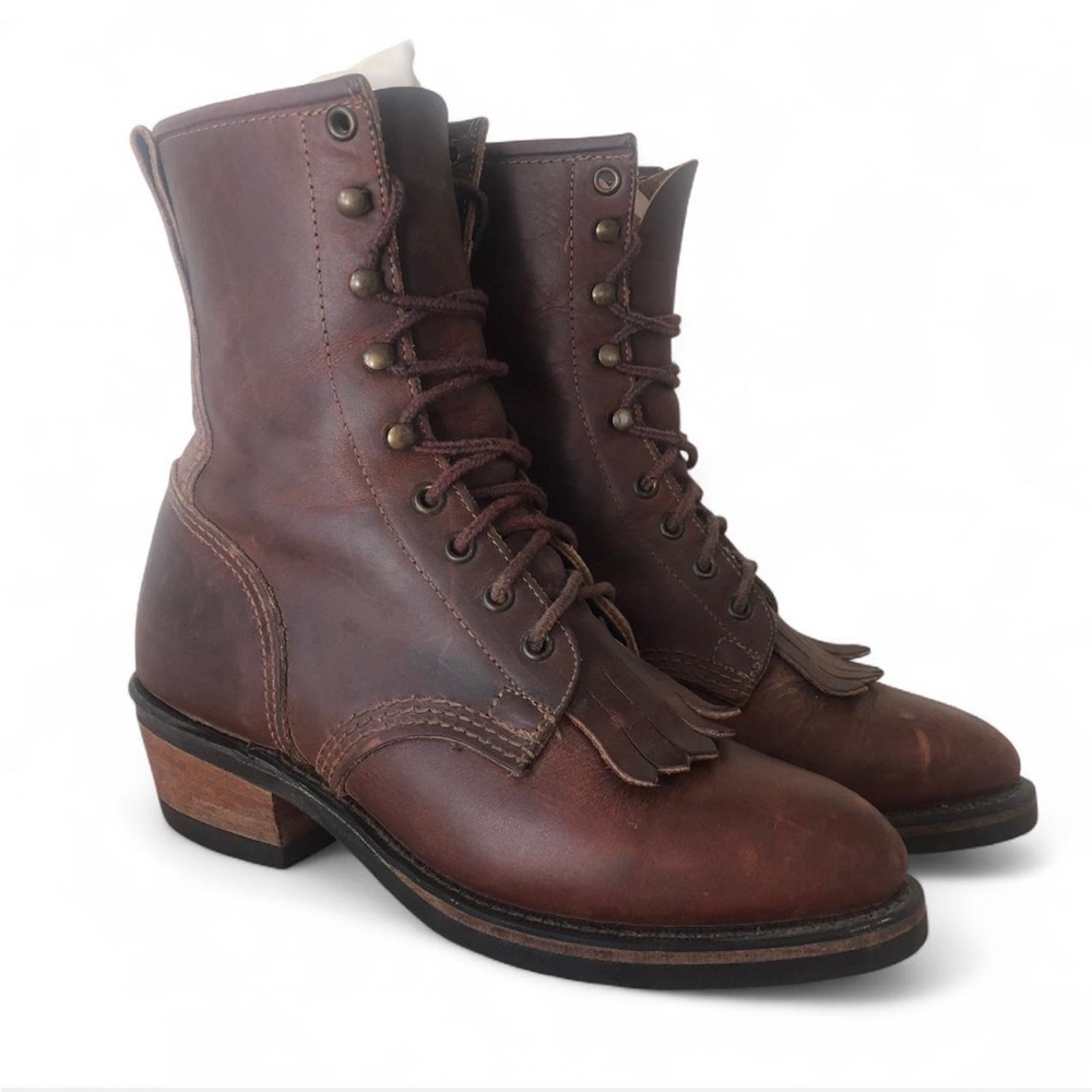 Vintage roper boots with kilties